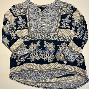 Lucky Brand 3/4 Sleeve Top
